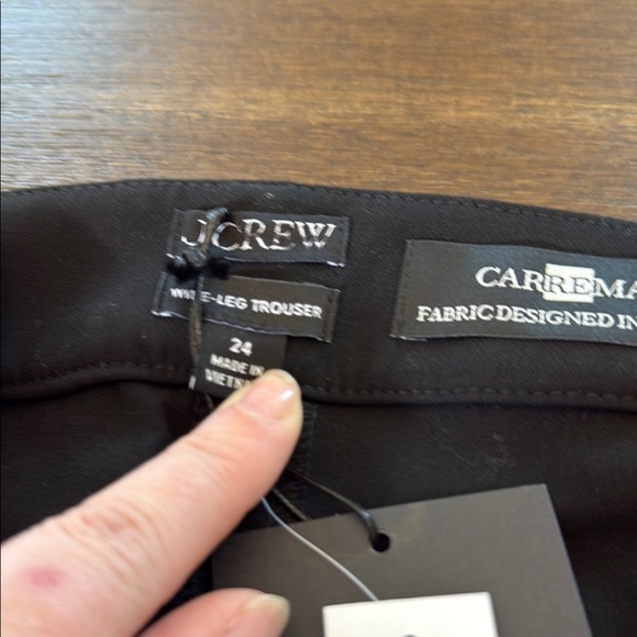 J. Crew Wide-leg trouser in four-season stretch Size 24 - Picture 10 of 11